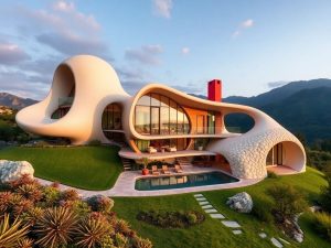Case spectaculoase cu arhitectură modernă și peisaje uimitoare.