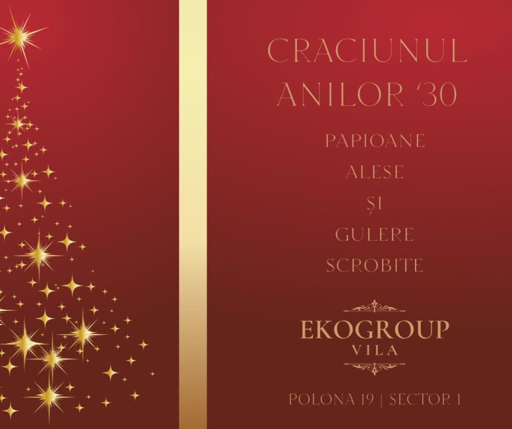 Eko Group Vila: O Călătorie în Timpul Eleganței Crăciunului Anilor ’30 1 Eko Group Vila: O Călătorie în Timpul Eleganței Crăciunului Anilor ’30